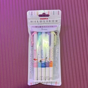 Limited Edition Sanrio Mildiner Highlighter Set - 5 Colors